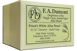 F.A. Dumont Altar Bread -2 3/4" White 50/Box