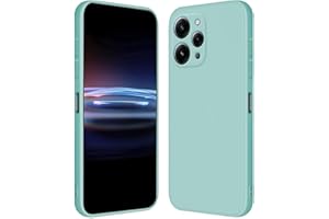 RankOne Funda para Redmi 12 (4G) / Redmi 12 5G / Poco M6 Pro 5G (6.79" Inches) Carcasa de Silicona de TPU Suave - Cian Claro