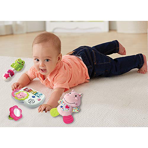 VTech - Coffret naissance - Eveil des sens - Cadeau de naissance avec premiers jouets de Bébé - rose (80-522055) – Image 8