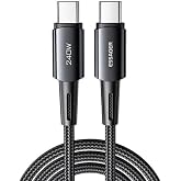 Essager Premıum 2Mt PD3.1 240W Type-C to Type-C Şarj Kablosu E-Marker &Ccedil;ipli Akım Korumalı Data Kablo
