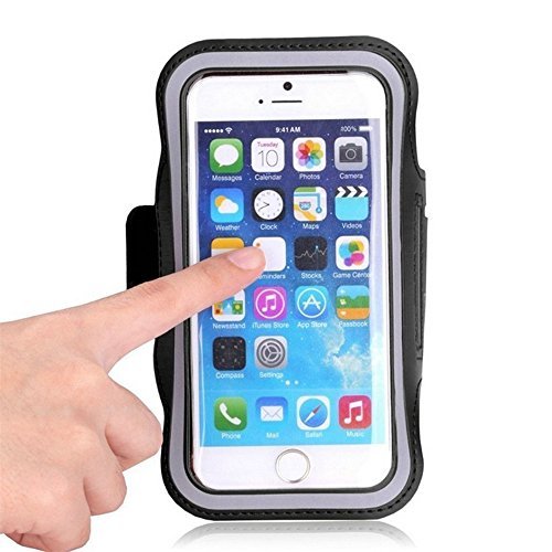 G-i-Mall Sport Armband HandyhÃ¼lle Schutz Tasche Neopren Jogging Fitnessstudio Armtasche Sportarmband Oberarm Tasche Halterung FÃ¼r 5,2 - 6 Zoll Smartphone iphone 6 Plus 6S Plus,Samsung S7, S7 edge, S6 edge Plus, Note 7, Note 5, Asus zenfone 2?Huawei P8,Lg G4, V10 ect - Schwarz
