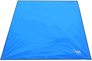 Azarxis Tarp Ultra Léger Tapis de Sol Camping Bâche sous Tente Couverture Protection Parasol Abri Auvent Imperméable pour Hamac Pique-Nique Randonnée Plage Trekking