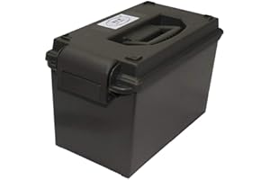 MFH US - Caja de plástico para municiones, 50 mm, color verde oscuro