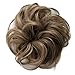 PRETTYSHOP Scrunchy Scrunchie Bun Up Do Hair Piece Hair Ribbon Ponytail Extensions Wavy Messy Darkblond # 16 G9B