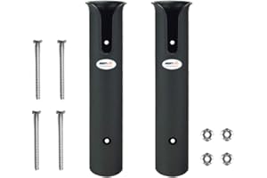 ‎F FITYLE F Fityle 2X Angelrutenhalter Verstellbar Fischerboot Rutenhalter - Bootsrutenhalter Marine Boat Fishing 2 Rohrrutenhalter
