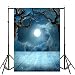Produktbild MRULIC Halloween Kulissen Kürbis 90x150cm Laterne Hintergrund Tuch Gemälde (90x150cm, F-Mehrfarbig)