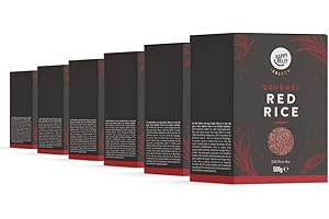 ‎HAPPY BELLY SELECT Amazon-Marke: Happy Belly Select Roter Reis, 500g, 6er-Pack