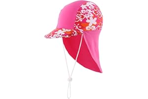 Magracy Outdoor Kids Sun Protection Cap UPF50+ Swimming Flap Cap Quick Dry Beach Cap
