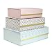 Produktbild Tri-Coastal Design Boxen Stockholm Set von 3 Große Tab Boxen Happy Memories Foto Erinnerungsschachtel für Hochzeit