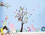2013 new fashion style wall decal sticker --- Eule Singen auf bunten Baum