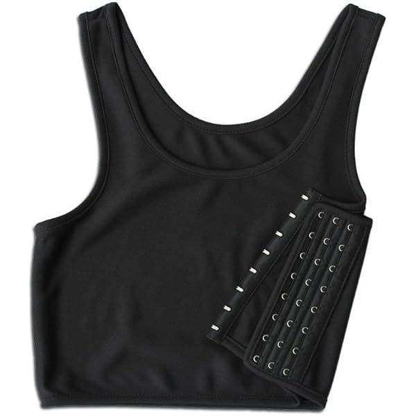 YOWODA Kompressions-Gynäkomastie Shirt - Brust-Bindeband Für Transgender FTM & Tomboy