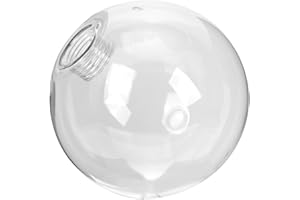 NOLITOY Pantalla De Globo De Cristal En Forma De Bola Pantalla De Lámpara De Cristal Transparente Reemplazo De Pantalla G9 Cubierta De Pantalla Para Lámparas De Pie Colgantes Candelabros