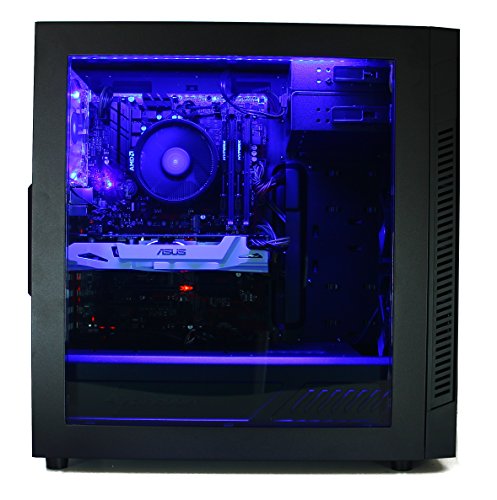 SNOGARD RYZEN Gamer PC | AMD Ryzen 5 1400 4x 3400MHz | 6GB Nvidia Geforce GTX1060 OC | 8GB DDR4 RAM | 240GB SSD | CD/DVD-Rewriter | Gaming Desktop Computer - 7