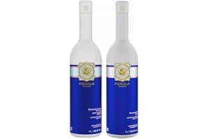 Eternity Liss Kit de traitement capillaire à la kératine brésilienne Perola (1 litre x 2) - Eternity