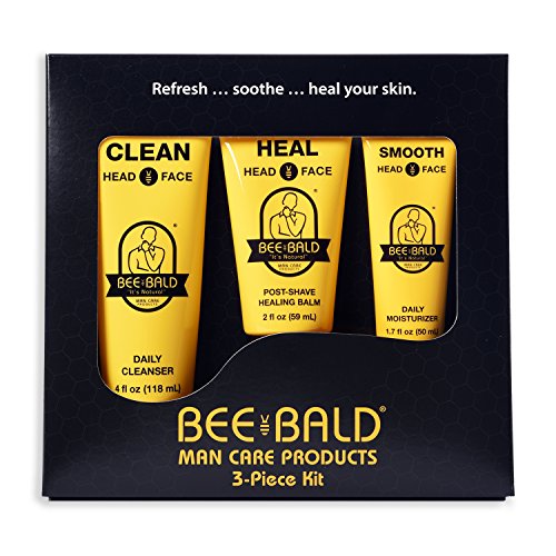 Bee Bald 3 Piece Daily Skin Care Regimen Kit by Bee Bald