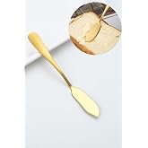 6 Pieces Steel Gold Color Butter Jam Breakfast Knife cin618sr-6