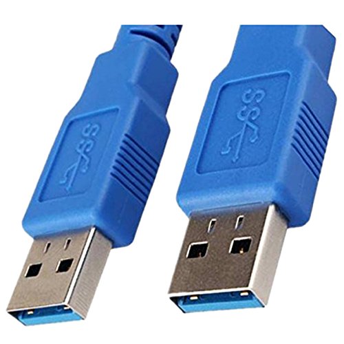USB 3.0 Kabel – TOOGOO(R)50 cm USB 3.0 Typ A Superspeed Anschlusskabel Kabel Stecker A zu Stecker A Verlaengerungskabel fuer Daten blau - 2