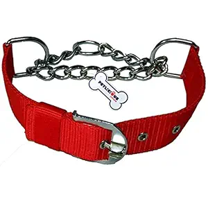 Petlicious & More Tough Nylon Made Choke Collar (Thick - 1.25 Inch, Neck Size 24