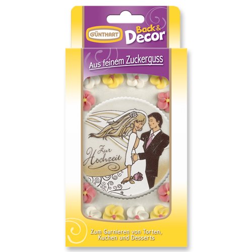 Preisvergleich Produktbild Tortenaufleger, Hochzeit, Brautpaar - Wind