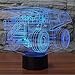Produktbild Schlafzimmer Dekor Leuchte Bunte Usb Haul Truck Form 3D Schreibtischlampe Led Kind Auto Modellierung Nachtlichter Weihnachtsgeschenke Lampen