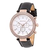 David Lenox Rose Gold Damen Uhr mit Lederband Echt Leder  Stil dl0230