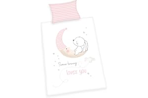 Herding Little Bunny 2485214063412 Sängklädesset, Flerfärgad, 100 x 135 cm