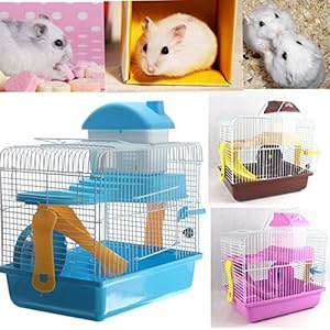 bureze 2Boden Storey Hamster Maus Käfig Haus