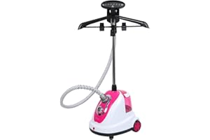 XDAILUYYDS Steamer Défroisseur Vapeur 1700W 30g/min, Défroisseurs Vapeur Verticaux, Fer à Repasser Portatif avec Support, Utilisation et Rangement Faciles