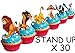 Produktbild 30 x Kuchen-, Backwarendekoration aus Esspapier mit Motiv "König der Löwen", personalisierbar
