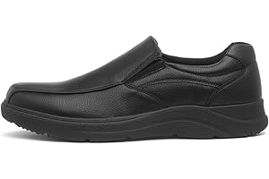 Hobos Mens Black Slip On Wider Fit Shoe