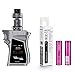 Price comparison product image Authentic SMOK MAG KIT with TFV12 Prince Tank 225W E Cigarette Starter Kit (Chrome) w/ Efest 3000mAh Battery + PEACEVAPE™  1-Slot Slim Charger
