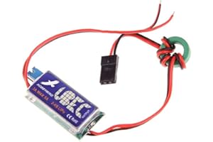ICQUANZX 5V 3A Switch-mode UBEC, Max 5A RF più bassa per elicotteri RC, Aereo, Quadricottero, Auto RC Max 5A RF più bassa