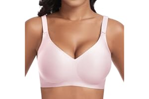 Jiuday Soutien Gorge sans Armature Grande Taille Soutiens-Gorge Femme Push Up Rembourré Soutien Gorge sans Complexe Brassiere Classiques Comfit Generous