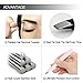 Precision Eyebrow Tweezers Stainless Steel Professional Tweezers Angled Slant Tip Makeup Masters - Pink