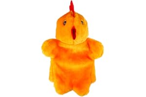 Larcele Cute Plush Hand Puppet Soft Stuffed Animal Toy (SO-14 Hen)