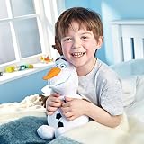 2 in 1 XL Die Eiskönigin Olaf Nachtlicht + Plüschfigur Nachttischlampe Frozen Anna Elsa Sven - 4