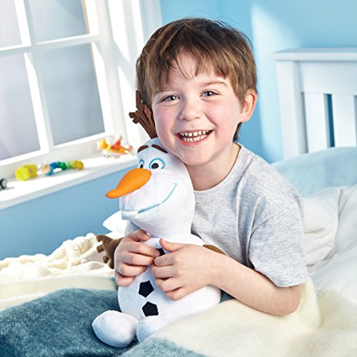 2 in 1 XL Die Eiskönigin Olaf Nachtlicht + Plüschfigur Nachttischlampe Frozen Anna Elsa Sven - 4