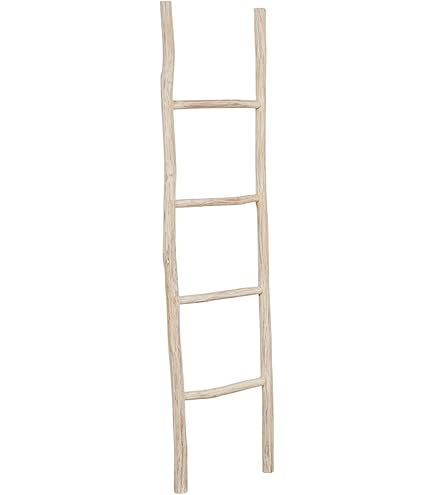 Biscottini Bathroom Towel Ladder, 180 X 8 X 44 Cm, Decorative