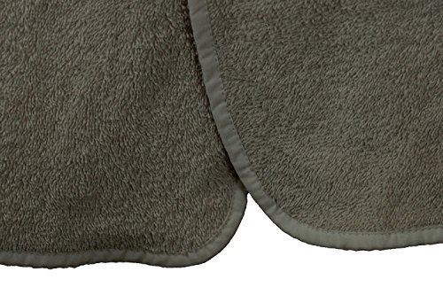 Sauna Set 3-Teilig Frottee Saunakilt Saunatuch Sarong Herren dunkelgrau - 5