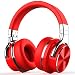 Produktbild HXMEJ Kopfhörer über Ohr Wireless Active Noise Reduction Bluetooth-Headset Subwoofer Headset-Upgrade-Version cool red