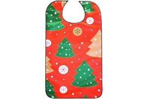 VALICLUD 1pc Adult Bib Adult Eating Bibs Feeding s Christmas Baby Clothing Protector Christmas Aprons Old Man Xmas Elderly Scarf Pu Waterproof Fabric Washable