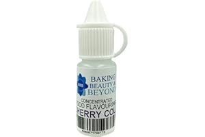 Baking Beauty and Beyond Concentrated Food Flavouring Oil - Dozen of Professional Quality Food Grade Flavouring Oil for Candy Making, Baking, Cooking, Lip Balm and Lip Gloss - Cherry Cola (10ml)