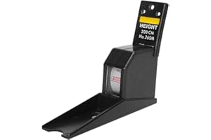 Yunseity Height Measurment Tool, 2M Retractable Height Tape Ruler Portable Stadiometer, Black