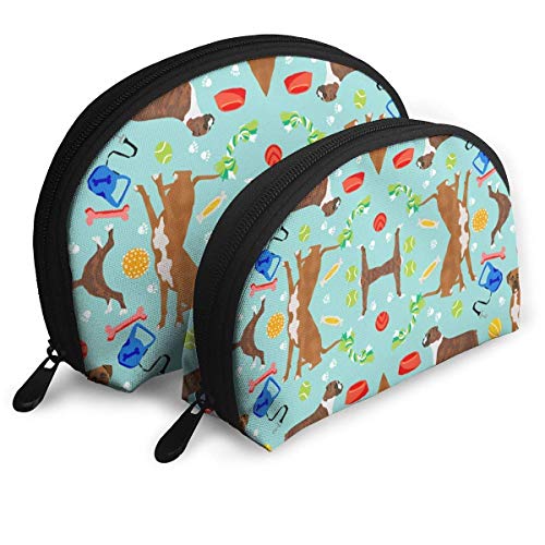 Boxer Dog Toys Handy Cosmetic Pouch Clutch Makeup Bag.