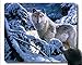 Produktbild Yanteng Mousepads und Snow White Wolf Winter Forest Wolf Art Mousemat (Mehrfarbig)