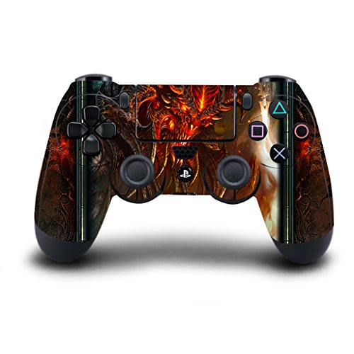 Preisvergleich Produktbild Feuerdrache Aufkleber Haut Für PS4-Steuerung