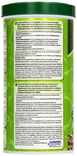 Tetra Pond Sticks (Hauptfutter für alle Gartenteichfische in Form von schwimmfähigen Sticks), 1 Liter Dose - 4