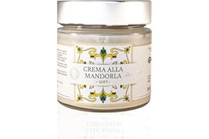 AROMATASTE Mandelaufstrich mit sizilianischer Mandel. Italienische Gourmet Spezialitäten (200g)