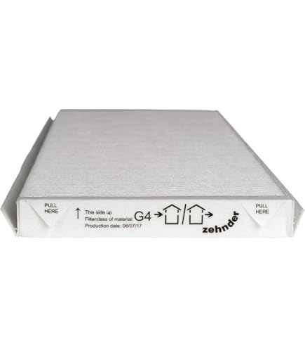 Lot De Filtres G4 Pour Zehnder ComfoAir Q 350/450/600 - 2x Panneaux 160x500x23 Mm