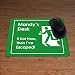 Produktbild Mandy 's, wenn nicht hier, dann I 've Escaped. – personalisierbar Premium Mauspad – 5 mm dick